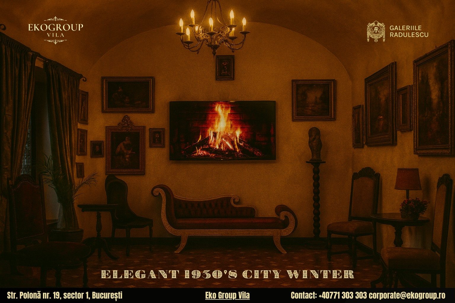 Obiceiuri de iarnă din Bucureștiul regal, redescoperite în magia expoziției Crăciunul anilor ’30