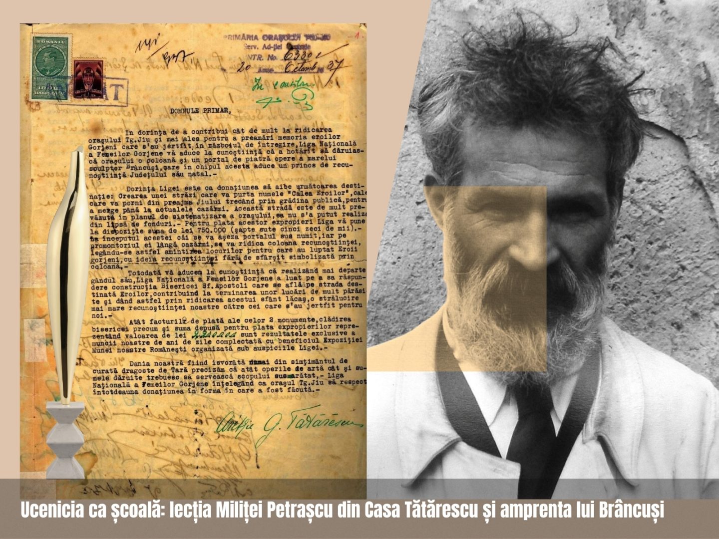 Ucenicia ca școală: lecția Miliței Petrașcu din Casa Tătărescu și amprenta lui Brâncuși